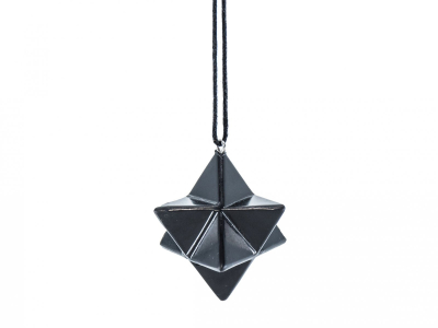 BEWIT Shungite pendant, star MERKABA, 2 cm