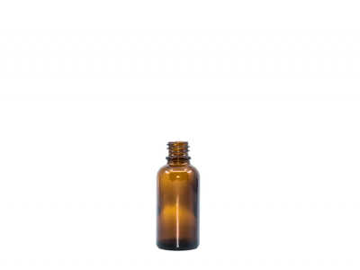 BEWIT Flacon de sticlă brună, lucios, 30 ml