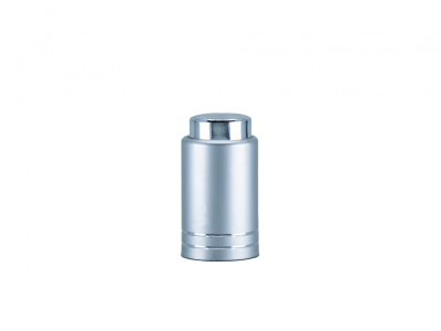 BEWIT Pompka do pipet szklanych do buteleczek 5–200 ml, srebrna