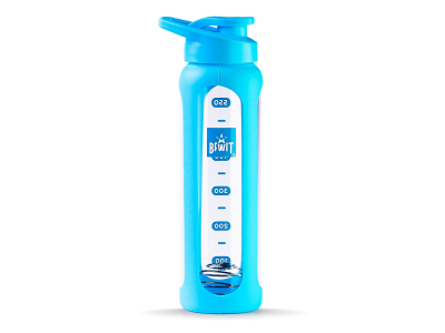Glass shaker 0,7 l travel 2 in1|BEWIT.love