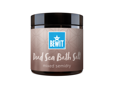 BEWIT Sól z Morza Martwego, mieszana półsucha