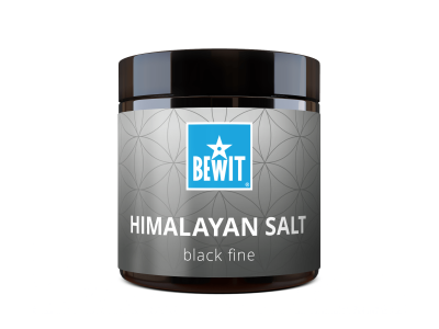 BEWIT Himalajska czarna sól, drobno zmielona