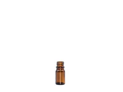 BEWIT Sklenená fľaštička hnedá lesklá, 5 ml